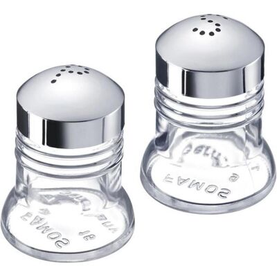 Westmark 2-tlg. Set Salz- und Pfefferstreuer »Paris-Chrome«, Pfeffermühle + Salzmühle, Silber, Transparent Westmark 2-tlg. Set Salz- und Pfefferstreuer »Paris-Chrome«, Pfeffermühle + Salzmühle, Silber, Transparent