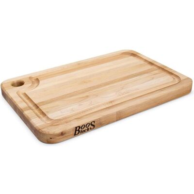 John Boos Boos Blocks Prestige Snijplank met Sapgeul, 46x30x3,2cm esdoornhout, Schneidebrett, Braun John Boos Boos Blocks Prestige Snijplank met Sapgeul, 46x30x3,2cm esdoornhout, Schneidebrett, Braun