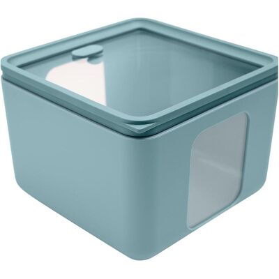 Blim Plus Vorratsdose Quadro M 16.6x16.6x12 cm PEEK BOX Collection, Vorratsbehälter, Grün, Türkis, Transparent Blim Plus Vorratsdose Quadro M 16.6x16.6x12 cm PEEK BOX Collection, Vorratsbehälter, Grün, Türkis, Transparent