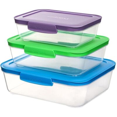 Sistema Pojemniki na żywność Nest it 3 Pack TRI (59153), Lunchbox, Transparent, Mehrfarbig Sistema Pojemniki na żywność Nest it 3 Pack TRI (59153), Lunchbox, Transparent, Mehrfarbig