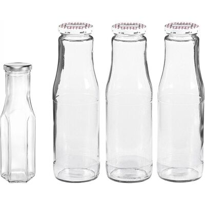 Emsy Saftflasche, Einmachgläser, Transparent Emsy Saftflasche, Einmachgläser, Transparent