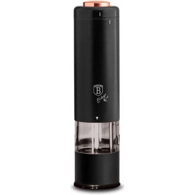 BerlingerHaus ELECTRIC SALT OR PEPPER MILLER BH-9287 Black ROSE, Pfeffermühle + Salzmühle, Rosa, Schwarz BerlingerHaus ELECTRIC SALT OR PEPPER MILLER BH-9287 Black ROSE, Pfeffermühle + Salzmühle, Rosa, Schwarz