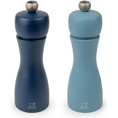 Peugeot Pfeffermühle Salzmühle Tahiti Duo Set, Pfeffermühle + Salzmühle, Blau Peugeot Pfeffermühle Salzmühle Tahiti Duo Set, Pfeffermühle + Salzmühle, Blau