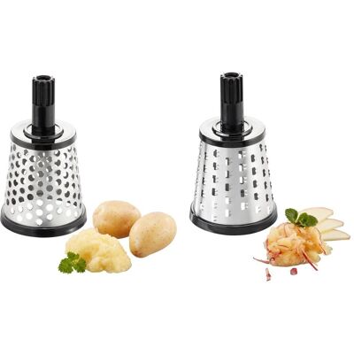 GEFU Krone Bircher, Küchenreibe, Silber GEFU Krone Bircher, Küchenreibe, Silber