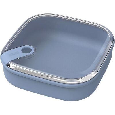 Rotho Frischhaltedose 1 l flach ELA, Vorratsbehälter, Blau Rotho Frischhaltedose 1 l flach ELA, Vorratsbehälter, Blau