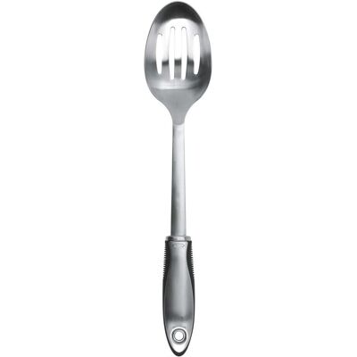OXO GG STL Servierlöffel, geschlitzt Edelstahl, 38cm, Servierbesteck, Silber OXO GG STL Servierlöffel, geschlitzt Edelstahl, 38cm, Servierbesteck, Silber