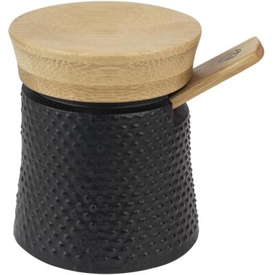 Peugeot BALI Salzschale aus Gusseisen, Pfeffermühle + Salzmühle, Schwarz Peugeot BALI Salzschale aus Gusseisen, Pfeffermühle + Salzmühle, Schwarz