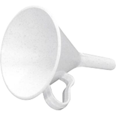 5x Waca Trichter mit Henkel Ø 8 cm weiss, Einfülltrichter, Weiss 5x Waca Trichter mit Henkel Ø 8 cm weiss, Einfülltrichter, Weiss