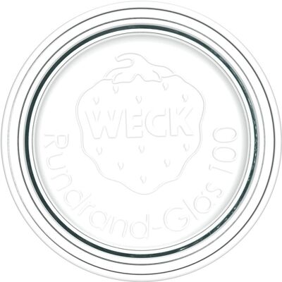 Weck Glasdeckel, Einmachgläser, Transparent Weck Glasdeckel, Einmachgläser, Transparent