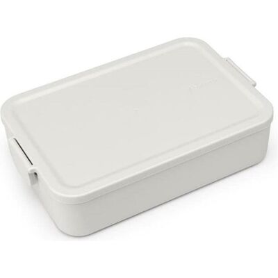 Brabantia Lunchbox Make & Take 25.5 x 16.7 x 6.2 cm, Hellgrau, Lunchbox, Grau Brabantia Lunchbox Make & Take 25.5 x 16.7 x 6.2 cm, Hellgrau, Lunchbox, Grau