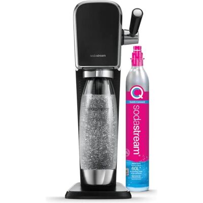 SodaStream Art, Wassersprudler, Schwarz, Silber SodaStream Art, Wassersprudler, Schwarz, Silber