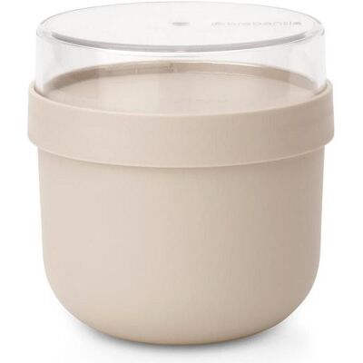 Brabantia Yoghurtbehälter Make & Take 500 ml, Beige, Lunchbox, Weiss, Beige Brabantia Yoghurtbehälter Make & Take 500 ml, Beige, Lunchbox, Weiss, Beige