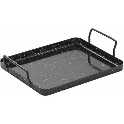 Vaello Ofenpfanne Emaillierter Edel 17 x 21 cm, Backblech, Schwarz Vaello Ofenpfanne Emaillierter Edel 17 x 21 cm, Backblech, Schwarz