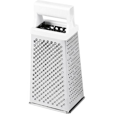 Magu Vierkantreibe 24cm, Küchenreibe, Weiss, Silber Magu Vierkantreibe 24cm, Küchenreibe, Weiss, Silber