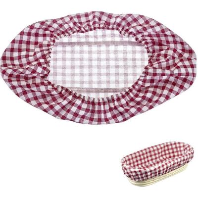 Westmark Bezug für Körbchen, oval gross, kariert, Brotaufbewahrung, Rot Westmark Bezug für Körbchen, oval gross, kariert, Brotaufbewahrung, Rot