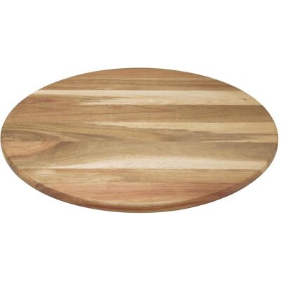 Dagelijkse Kost Ronde serveerplank uit acaciahout ø40cm H 1.8cm (DKACA3088), Schneidebrett, Braun Dagelijkse Kost Ronde serveerplank uit acaciahout ø40cm H 1.8cm (DKACA3088), Schneidebrett, Braun