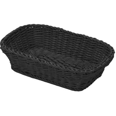 Westmark Korb rechteckig, schwarz, 26.5x19x7cm, Brotaufbewahrung, Schwarz Westmark Korb rechteckig, schwarz, 26.5x19x7cm, Brotaufbewahrung, Schwarz