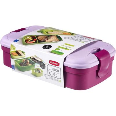 Curver Lunch&Go Besteckbehälter lila (c), Lunchbox, Violett Curver Lunch&Go Besteckbehälter lila (c), Lunchbox, Violett