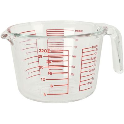 Excellent Houseware Messbecher, Messbecher, Transparent Excellent Houseware Messbecher, Messbecher, Transparent
