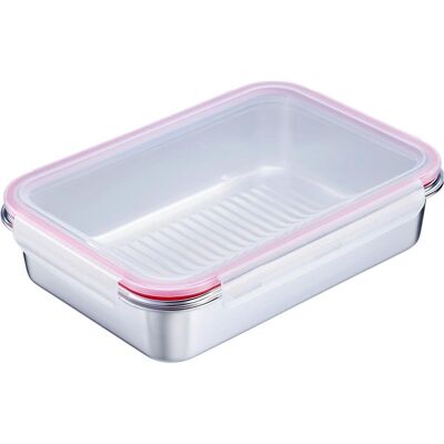 Westmark Edelstahl Lunch Box/ Frischhaltedose, 2500 ml sb, Lunchbox, Mehrfarbig Westmark Edelstahl Lunch Box/ Frischhaltedose, 2500 ml sb, Lunchbox, Mehrfarbig