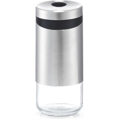 Zeller Present Gewürzstreuer, Pfeffermühle + Salzmühle, Transparent, Silber Zeller Present Gewürzstreuer, Pfeffermühle + Salzmühle, Transparent, Silber
