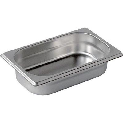 Pujadas Gastronorm-Behälter GN 1/4 – Höhe 15 cm – 4,1 l – Edelstahl, Vorratsbehälter, Silber Pujadas Gastronorm-Behälter GN 1/4 – Höhe 15 cm – 4,1 l – Edelstahl, Vorratsbehälter, Silber