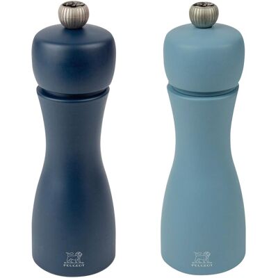 Peugeot Tahiti Pfeffer-/Salz Z Mühlenset 2 Stk 15 cm night&azur, Pfeffermühle + Salzmühle, Blau Peugeot Tahiti Pfeffer-/Salz Z Mühlenset 2 Stk 15 cm night&azur, Pfeffermühle + Salzmühle, Blau