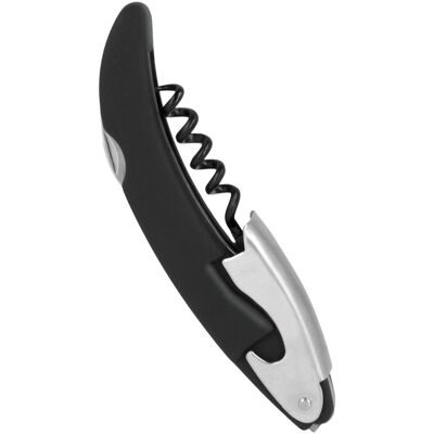 6x Metaltex Elite Kellnerkorkenzieher, Flaschenöffner, Schwarz, Silber 6x Metaltex Elite Kellnerkorkenzieher, Flaschenöffner, Schwarz, Silber