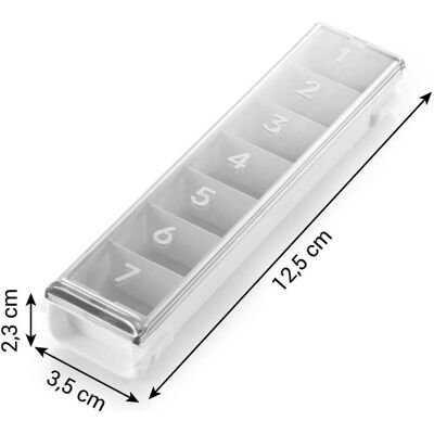 Tescoma, Medikamentenbox, Pillenbox PRESTO, blau Tescoma, Medikamentenbox, Pillenbox PRESTO, blau