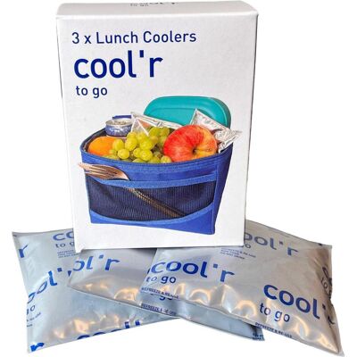 Sistema Cool'r 3 x Lunch Coolers, Lunchbox Sistema Cool'r 3 x Lunch Coolers, Lunchbox