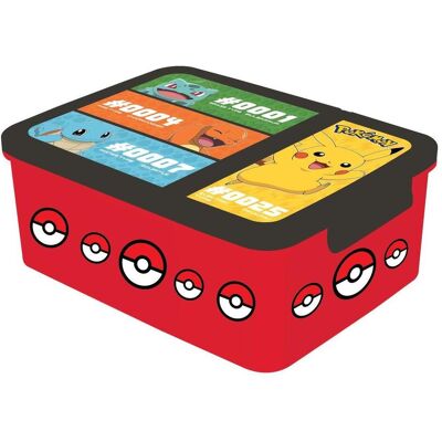 Magni Brotdose Pokémon rot 1L 2-geteilt, Lunchbox, Rot Magni Brotdose Pokémon rot 1L 2-geteilt, Lunchbox, Rot