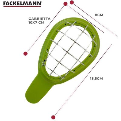 Fackelmann Avocado Schneider 16 cm grün Edelstahl, Entsteiner, Grün Fackelmann Avocado Schneider 16 cm grün Edelstahl, Entsteiner, Grün