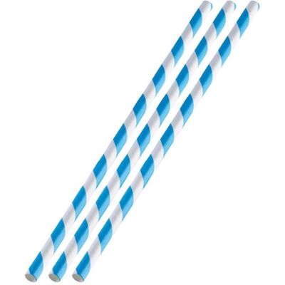 Westmark 50 Papier-Trinkhalme, blau-weiss, 19,7 cm, 50 sb, Strohhalm, Blau, Weiss Westmark 50 Papier-Trinkhalme, blau-weiss, 19,7 cm, 50 sb, Strohhalm, Blau, Weiss