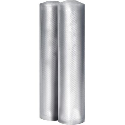 EDM Vakuumiererrollen 07587 28 cm x 3 m, Lebensmittelverpackung, Silber EDM Vakuumiererrollen 07587 28 cm x 3 m, Lebensmittelverpackung, Silber