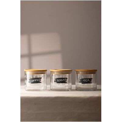 Hermia Siena Jar Set (3 Pieces), Vorratsbehälter, Transparent Hermia Siena Jar Set (3 Pieces), Vorratsbehälter, Transparent