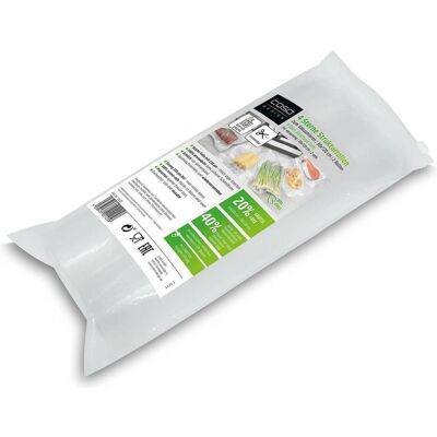 Caso Strukturrollen 4 Sterne 30 x 720 cm, 2 Stück, Lebensmittelverpackung, Transparent Caso Strukturrollen 4 Sterne 30 x 720 cm, 2 Stück, Lebensmittelverpackung, Transparent