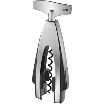 GEFU Korkenzieher mit integriertem Kapselschneider VINOSO, Flaschenöffner, Silber GEFU Korkenzieher mit integriertem Kapselschneider VINOSO, Flaschenöffner, Silber