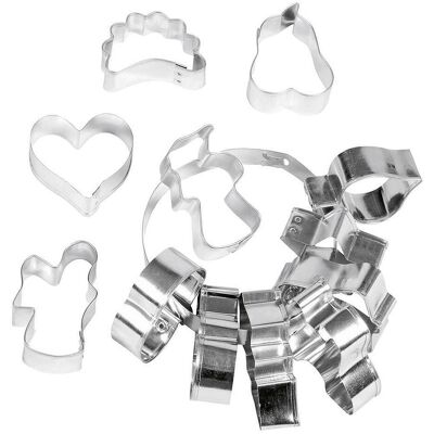 Lares Ausstecher 12 Motive am Ring, Ausstechformen, Weiss Lares Ausstecher 12 Motive am Ring, Ausstechformen, Weiss