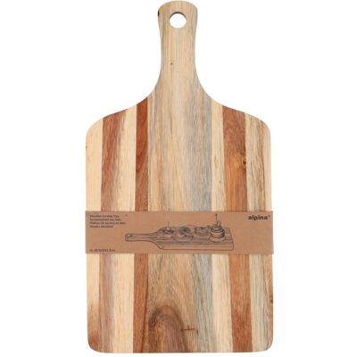 alpina Serviertablett Holz, Schneidebrett, Braun alpina Serviertablett Holz, Schneidebrett, Braun