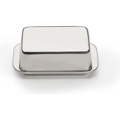 Weis Butterdose, Vorratsbehälter, Silber Weis Butterdose, Vorratsbehälter, Silber
