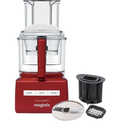 Magimix CS 5200 XL Premium Foodprocessor + Blokjes- en Staafjeskit, rood, Zerkleinerer, Rot Magimix CS 5200 XL Premium Foodprocessor + Blokjes- en Staafjeskit, rood, Zerkleinerer, Rot