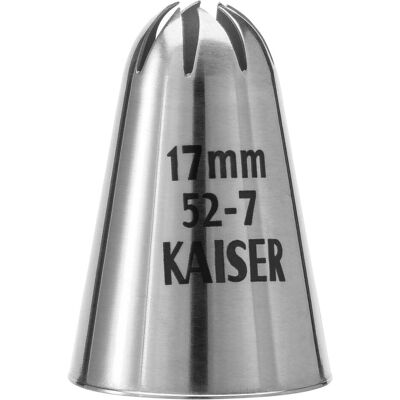 Kaiser Rosettentülle 8-zackig 17 mm Profi Deko-Center, Spritzbeutel Kaiser Rosettentülle 8-zackig 17 mm Profi Deko-Center, Spritzbeutel