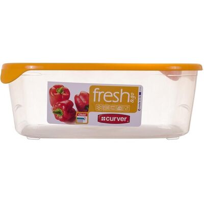 Curver Fresh&Go Lebensmittelbehälter Quadratisch Gelb Transparent, Lunchbox, Gelb, Transparent Curver Fresh&Go Lebensmittelbehälter Quadratisch Gelb Transparent, Lunchbox, Gelb, Transparent