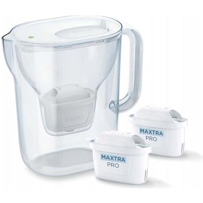Brita Dzbanek filtrujący Style Essential+2 wkłady MaxtraPro PP (2 4l biały), Wasserfilterkanne, Weiss Brita Dzbanek filtrujący Style Essential+2 wkłady MaxtraPro PP (2 4l biały), Wasserfilterkanne, Weiss