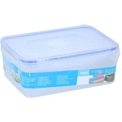 Edco Storage box food 10pcs PP, Vorratsbehälter, Transparent Edco Storage box food 10pcs PP, Vorratsbehälter, Transparent