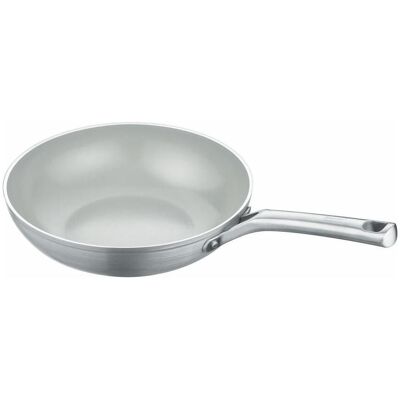 Berndes Stielwok Wokpfanne B.FREE 28 cm mit Antihaftversiegelung INDUKTION, Pfanne + Kochtopf, Grau Berndes Stielwok Wokpfanne B.FREE 28 cm mit Antihaftversiegelung INDUKTION, Pfanne + Kochtopf, Grau