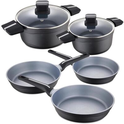 San Ignacio Set frying pan 202428 frying pan 2024 BISTRO GREY, Pfanne + Kochtopf, Grau San Ignacio Set frying pan 202428 frying pan 2024 BISTRO GREY, Pfanne + Kochtopf, Grau