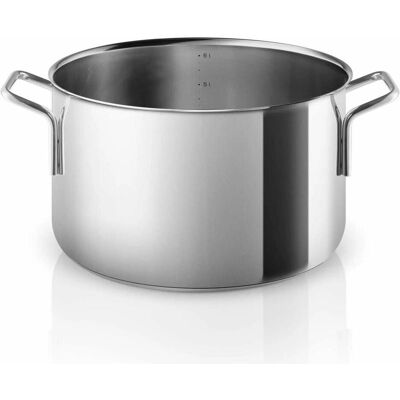 Eva Solo 6,5 liter - Genanvendt rustfrit stål, Pfanne + Kochtopf, Silber Eva Solo 6,5 liter - Genanvendt rustfrit stål, Pfanne + Kochtopf, Silber