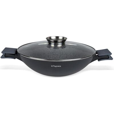 Tognana Wok - Grau, Schwarz, Transparent - Kochgeschirr Tognana Wok - Grau, Schwarz, Transparent - Kochgeschirr