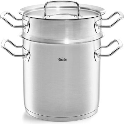Fissler orig. Profi Collection 2 Multistar 20 cm, Pfanne + Kochtopf, Silber Fissler orig. Profi Collection 2 Multistar 20 cm, Pfanne + Kochtopf, Silber